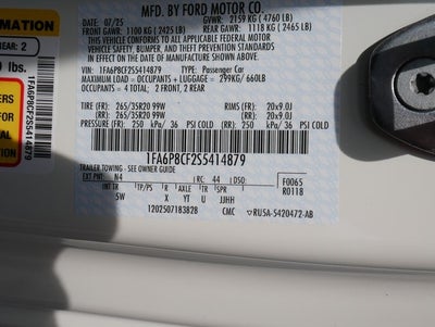 2025 Ford Mustang GT Premium 60th Anniversary