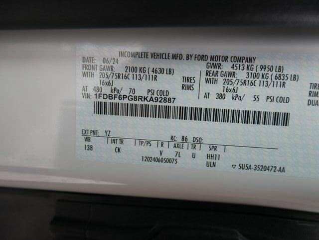 2024 Ford Transit-350 Base DRW Classic Service Van w/Latch-Matic System