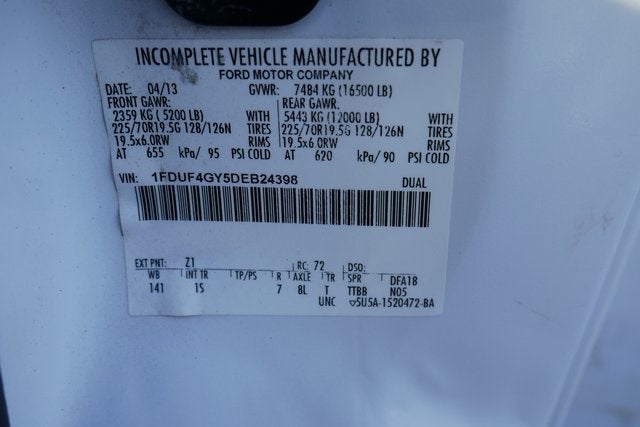 2013 Ford F-450SD XL DRW w/Utility Bed