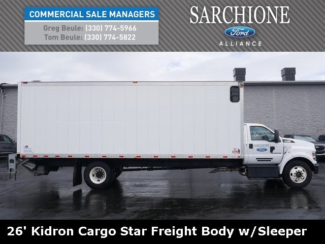 2022 Ford F-750SD Base DRW Dry Freight Body w/Sleeper