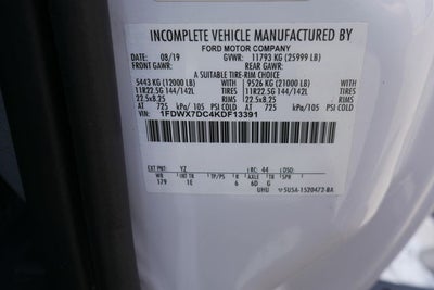 2019 Ford F-750SD Base w/Dump Bed