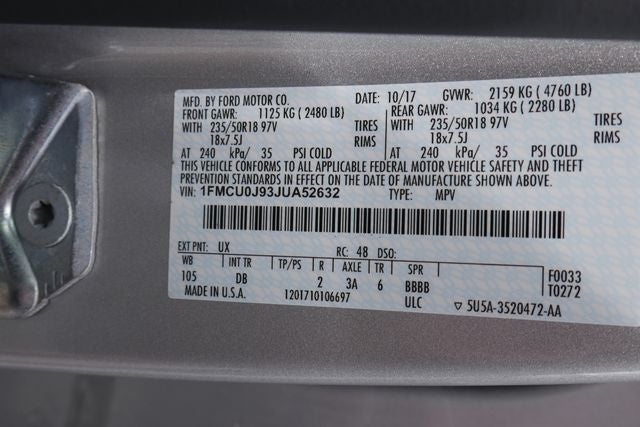 2018 Ford Escape Titanium