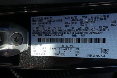 2020 Ford Escape Titanium Hybrid