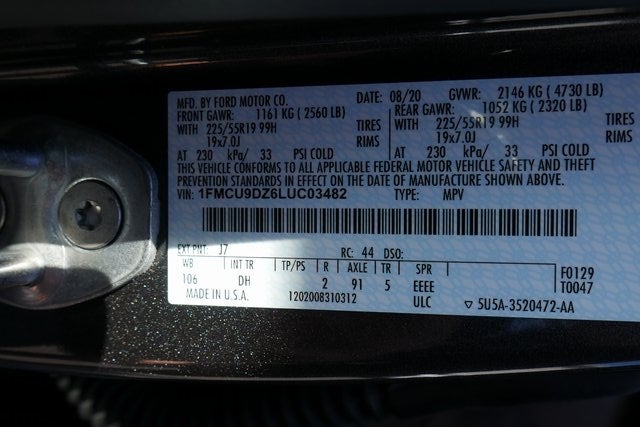 2020 Ford Escape Titanium Hybrid