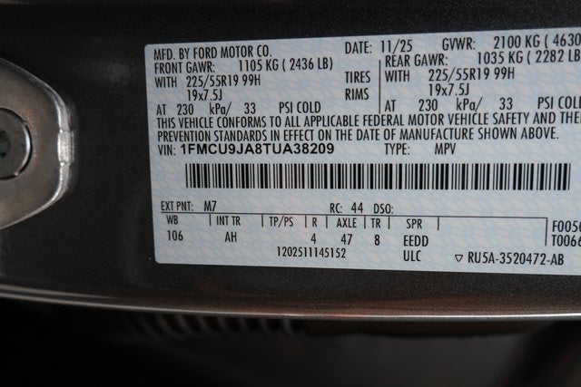 2026 Ford Escape Platinum