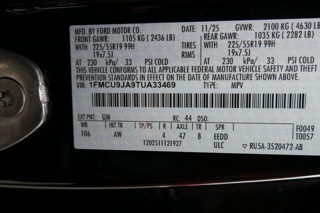 2026 Ford Escape Platinum