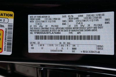 2026 Ford Bronco Base w/Sasquatch Package