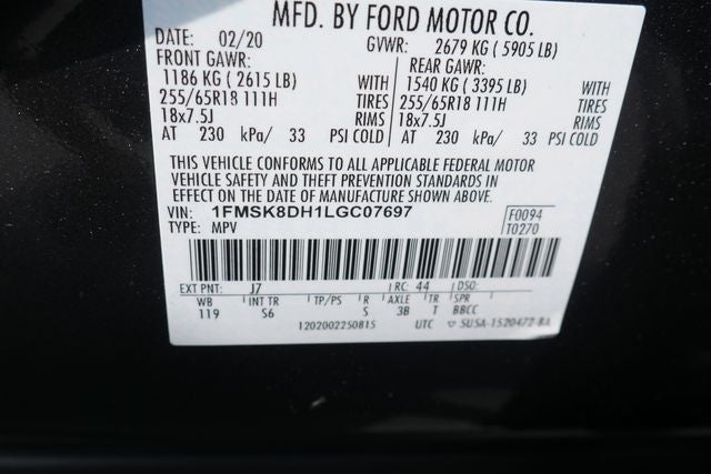 2020 Ford Explorer XLT