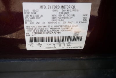 2022 Ford Explorer XLT