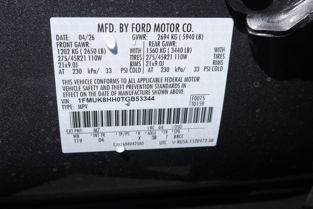 2026 Ford Explorer Platinum