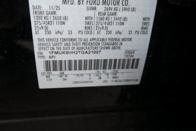 2026 Ford Explorer Platinum