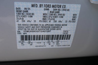 2026 Ford Explorer ST-Line