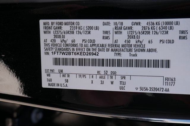 2019 Ford F-250SD Lariat