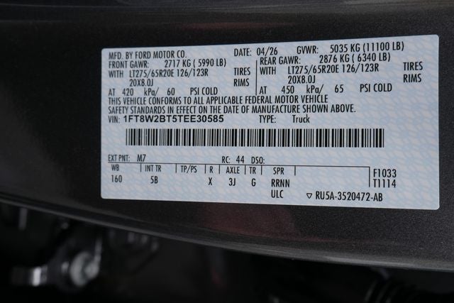 2026 Ford F-250SD Lariat