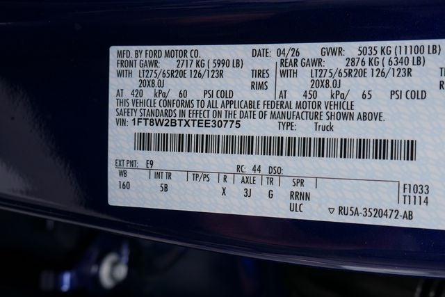 2026 Ford F-250SD Lariat