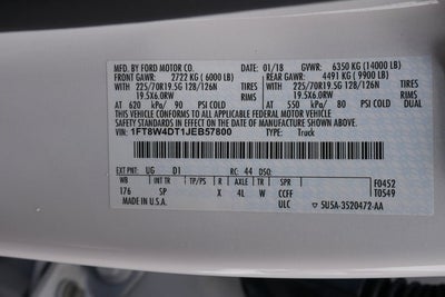 2018 Ford F-450SD King Ranch DRW