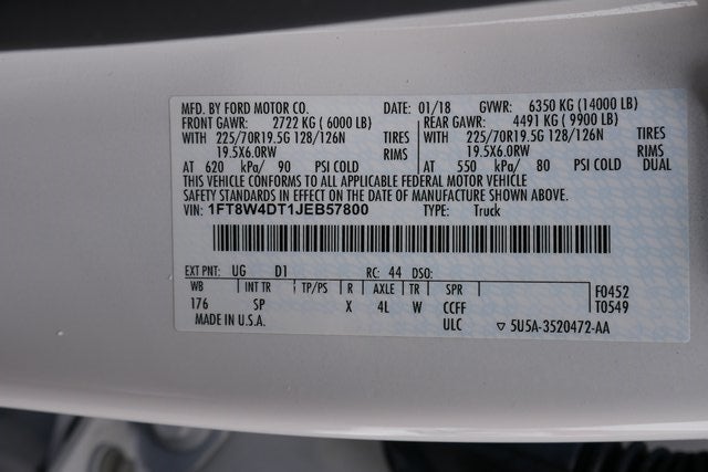 2018 Ford F-450SD King Ranch DRW