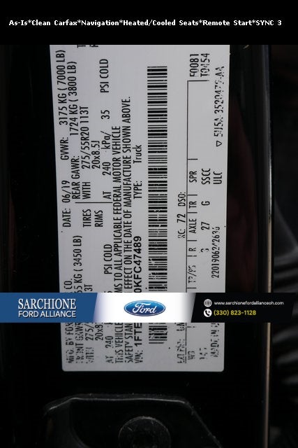 2019 Ford F-150 Platinum