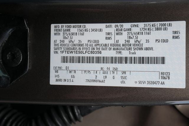 2020 Ford F-150 XLT
