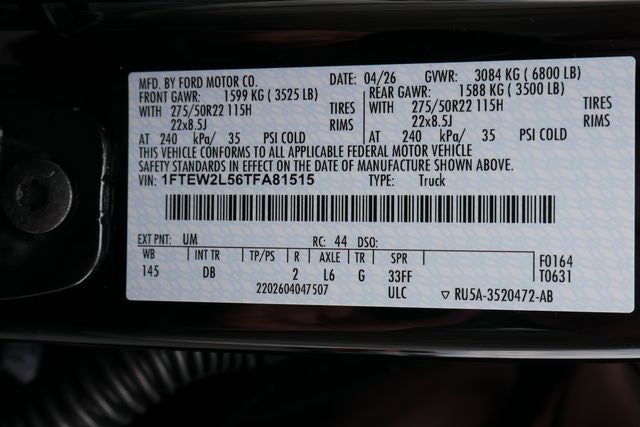 2026 Ford F-150 STX Lobo Package