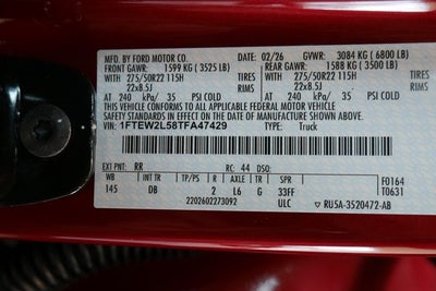 2026 Ford F-150 STX Lobo Package