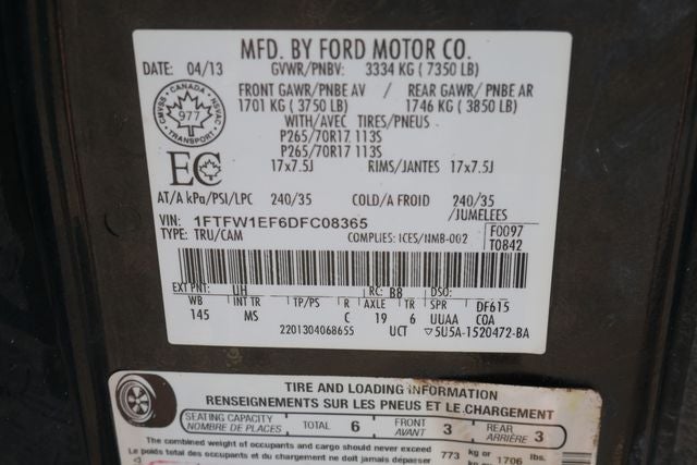 2013 Ford F-150 FX4