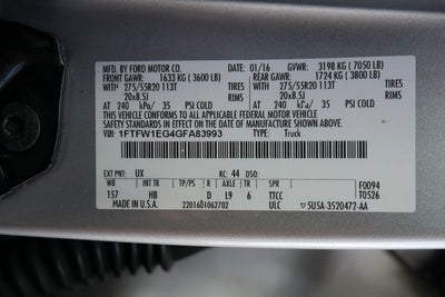 2016 Ford F-150 Lariat