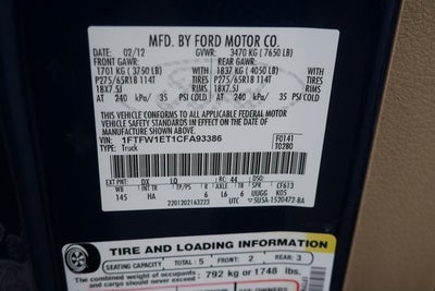 2012 Ford F-150 Lariat