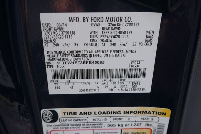 2014 Ford F-150 Lariat