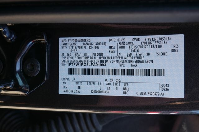 2020 Ford F-150 Raptor