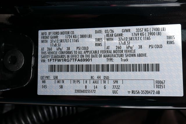 2026 Ford F-150 Raptor