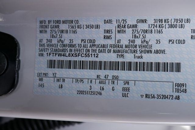 2025 Ford F-150 Tremor