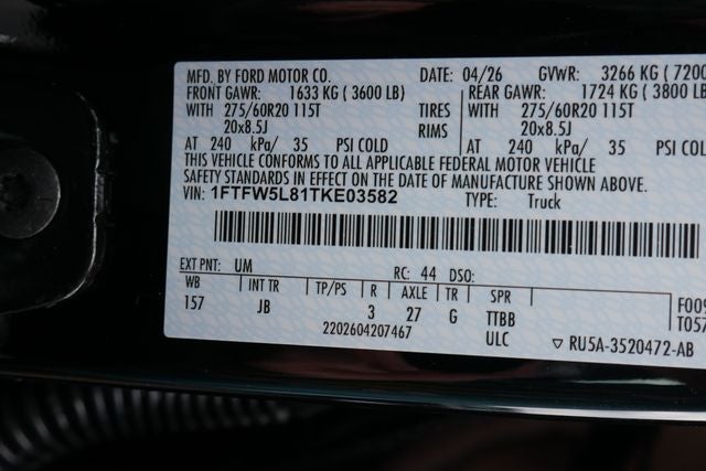 2026 Ford F-150 Lariat