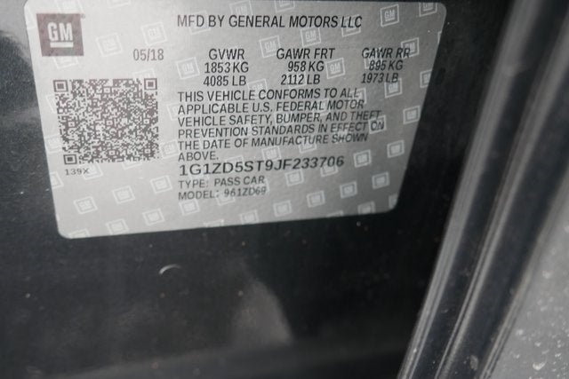 2018 Chevrolet Malibu LT