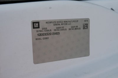 2016 Chevrolet Express 3500 Work Van Cutaway