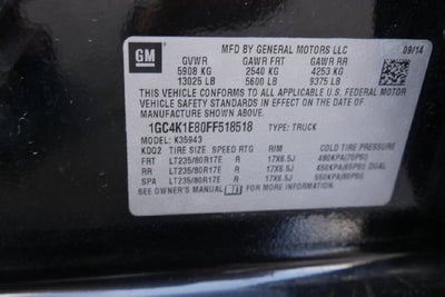 2015 Chevrolet Silverado 3500HD High Country DRW