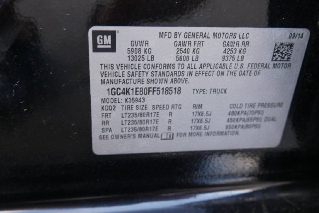 2015 Chevrolet Silverado 3500HD High Country DRW