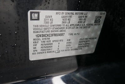 2015 Chevrolet Tahoe LTZ