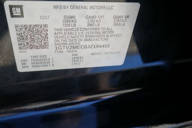 2018 GMC Sierra 1500 SLE