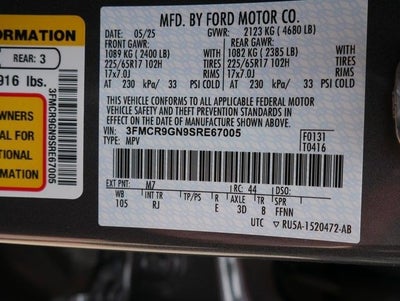 2025 Ford Bronco Sport Heritage