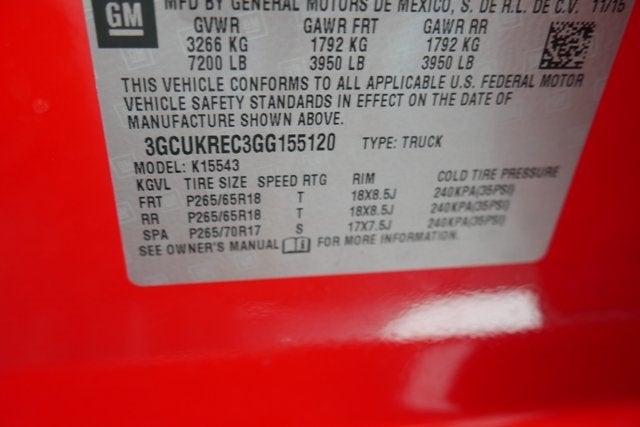 2016 Chevrolet Silverado 1500 LT LT2