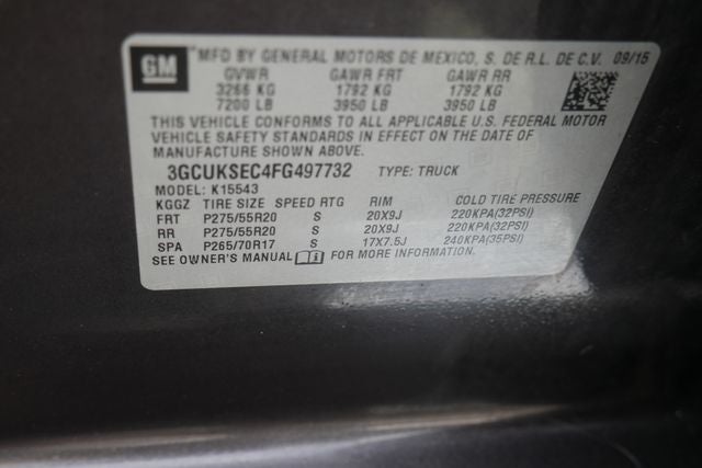 2015 Chevrolet Silverado 1500 LTZ 1LZ