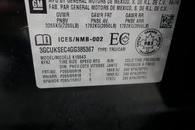 2016 Chevrolet Silverado 1500 LTZ