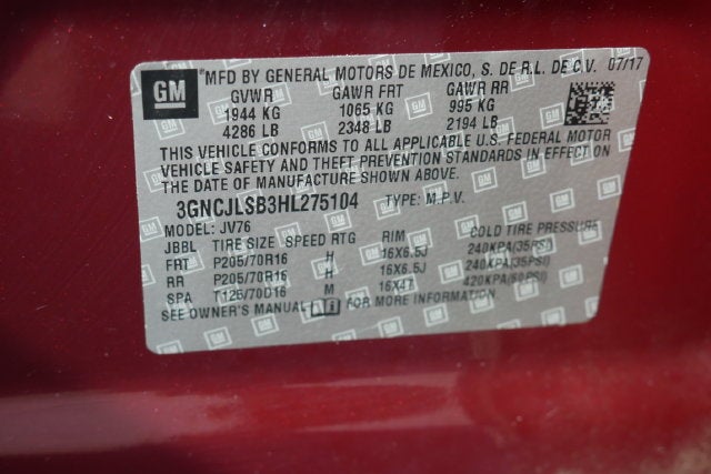 2017 Chevrolet Trax LT