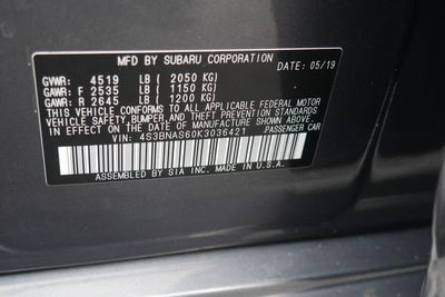 2019 Subaru Legacy 2.5i Sport