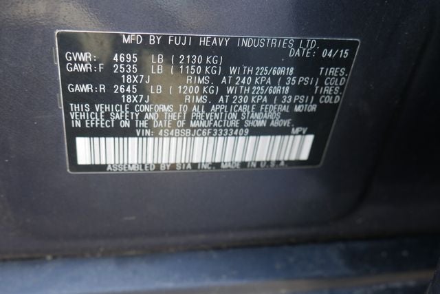 2015 Subaru Outback 2.5i Limited