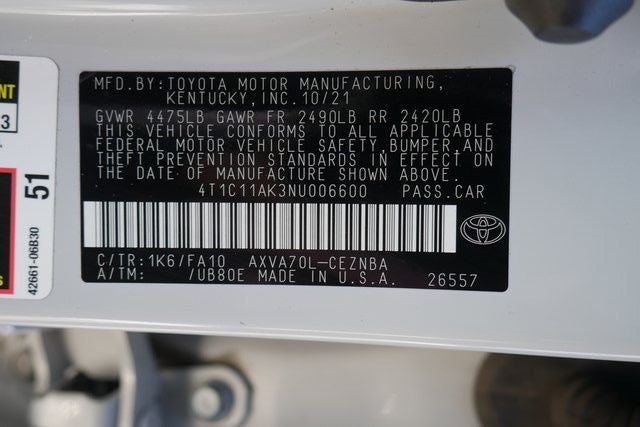 2022 Toyota Camry LE