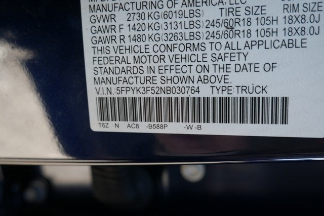 2022 Honda Ridgeline RTL