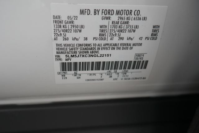 2022 Lincoln Aviator Reserve