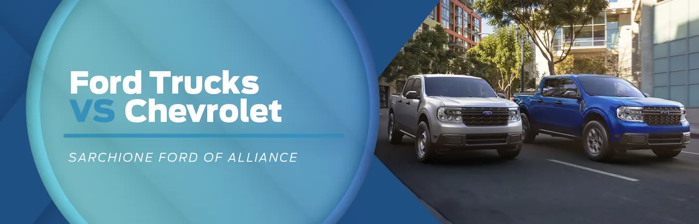 Ford Trucks VS Chevy - Sarchione Ford of Alliance